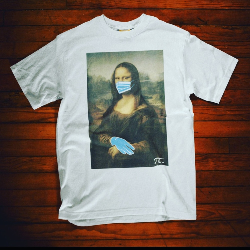 Mona Lisa mask T-shirt - Picture 2 of 2